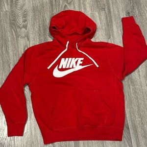 Nike red men’s hoodie Medium